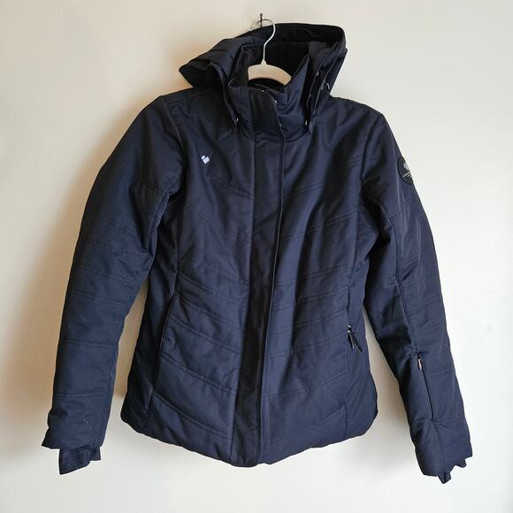 Obermeyer Thermore Navy Insulated Snow Ski Jacket Women’s Size 2 - Picture 1 of 16